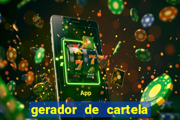 gerador de cartela de bingo