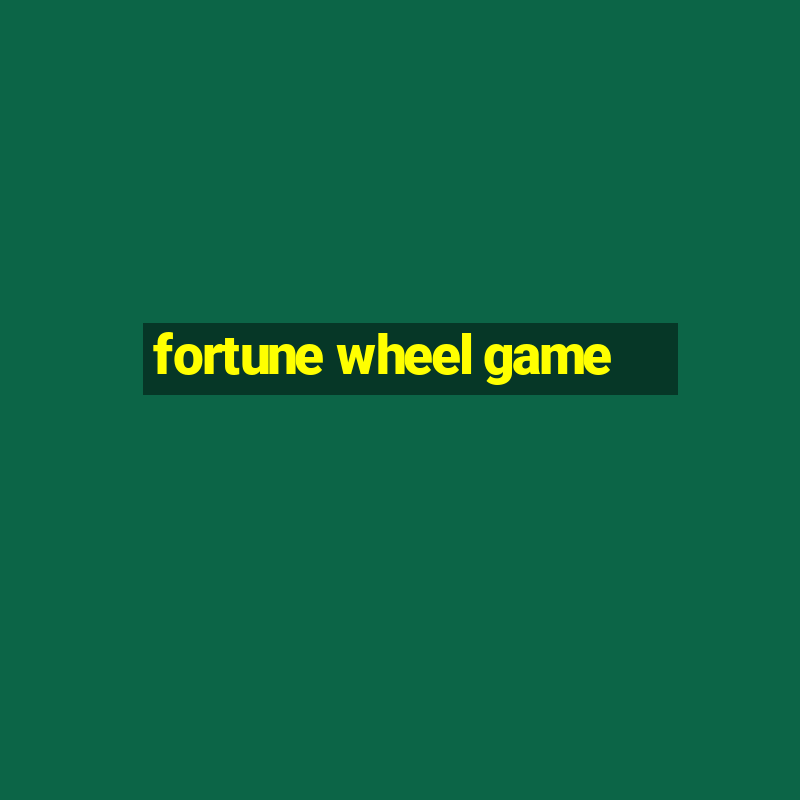 fortune wheel game