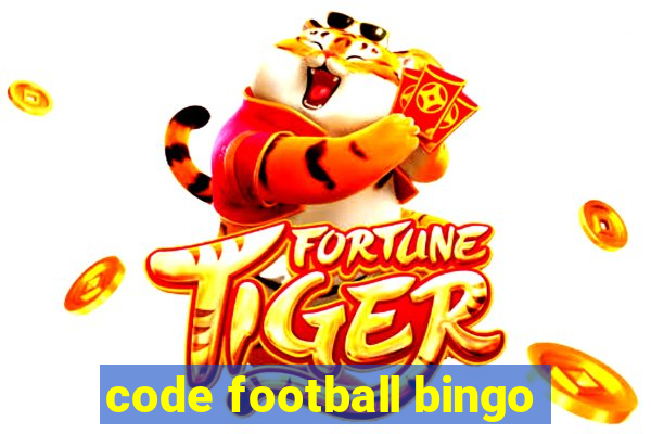 code football bingo