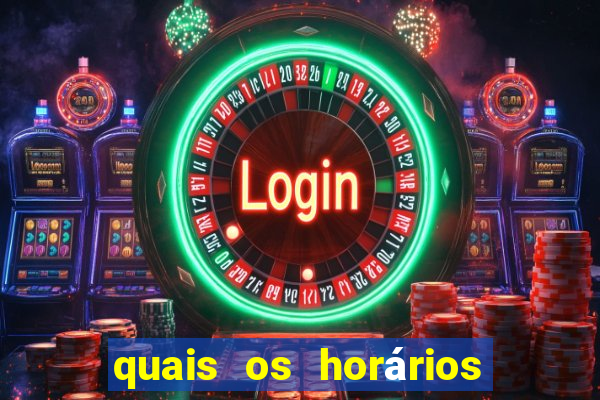 quais os horários que o fortune tiger paga