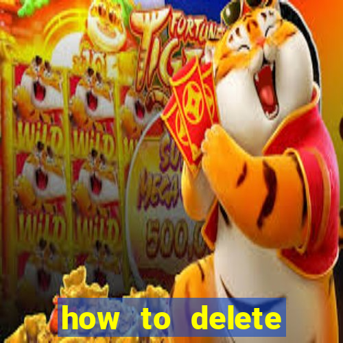 how to delete account in bingo plus