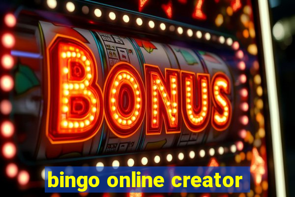 bingo online creator