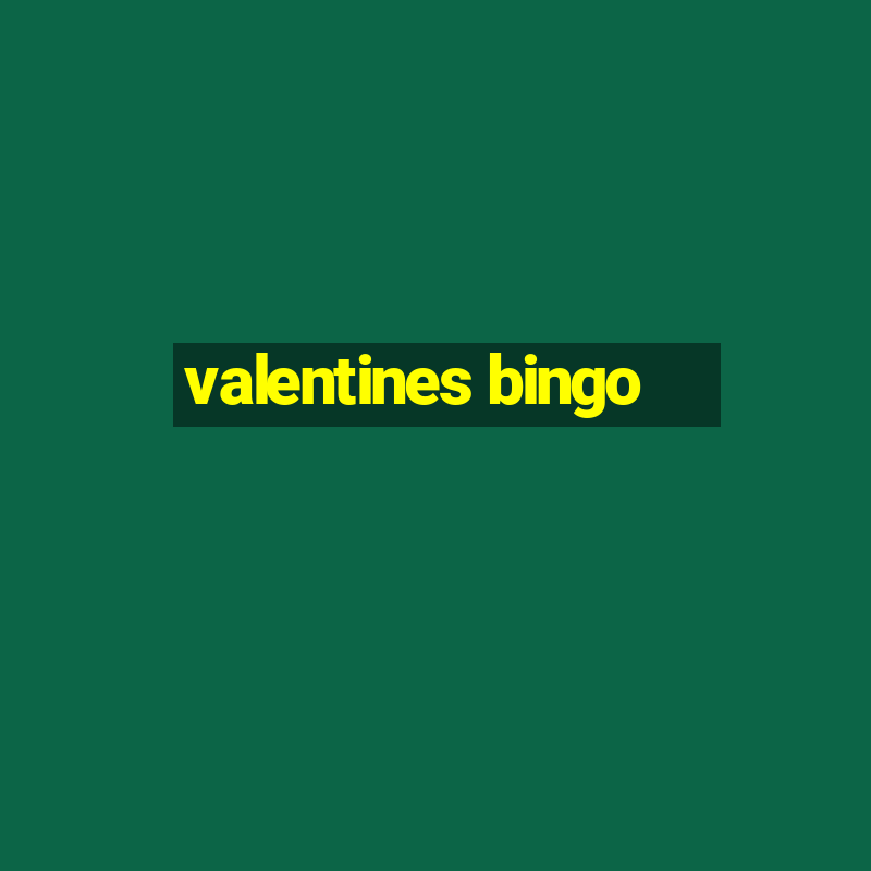 valentines bingo