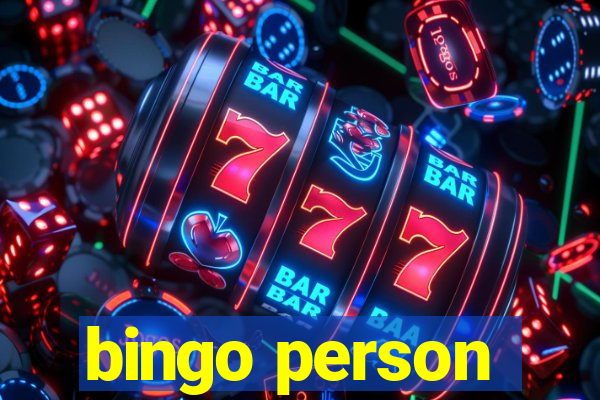 bingo person