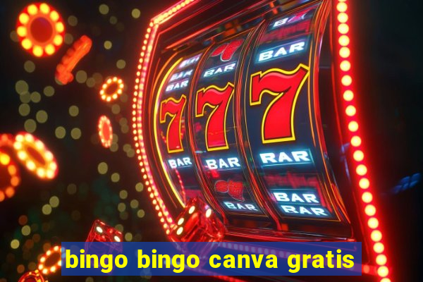 bingo bingo canva gratis