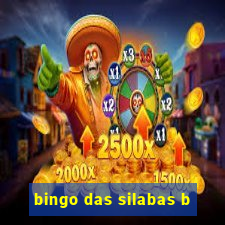 bingo das silabas b