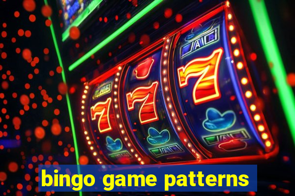 bingo game patterns