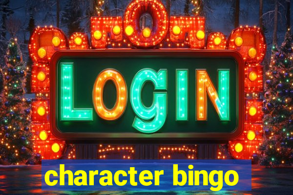 character bingo