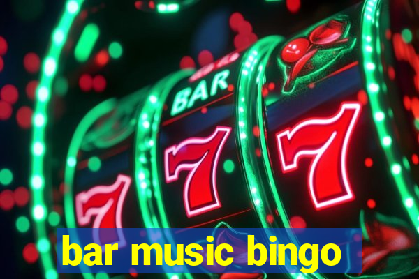 bar music bingo