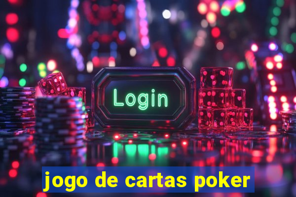 jogo de cartas poker