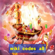 wiki codes all star tower defense