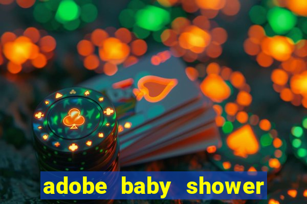 adobe baby shower bingo cards