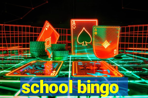 school bingo