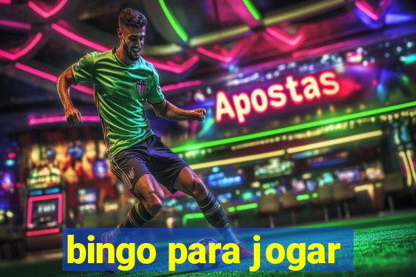 bingo para jogar