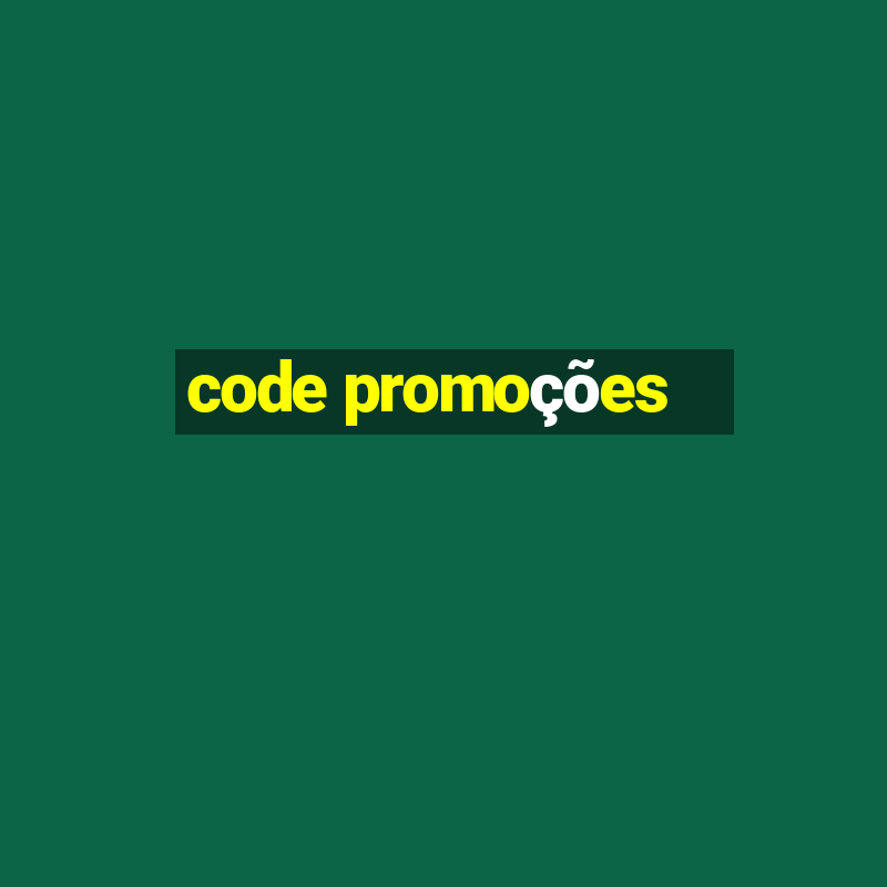 code promoções