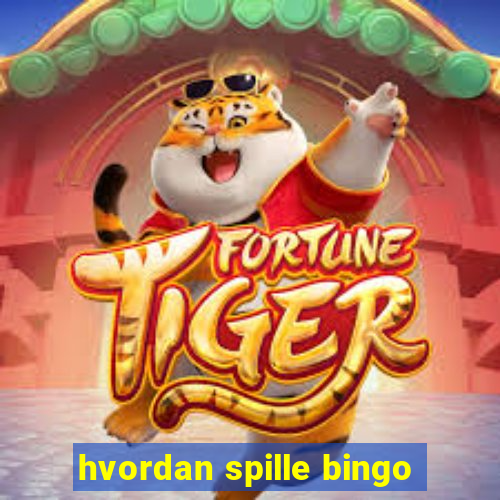 hvordan spille bingo