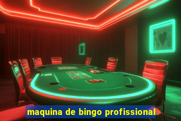 maquina de bingo profissional