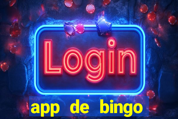 app de bingo valendo dinheiro