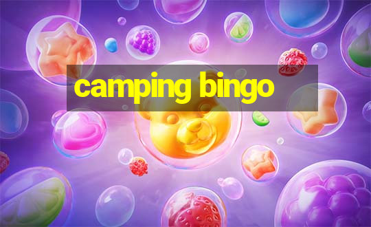 camping bingo