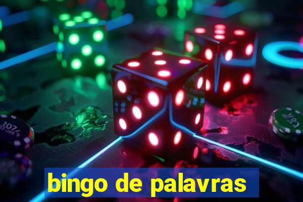 bingo de palavras