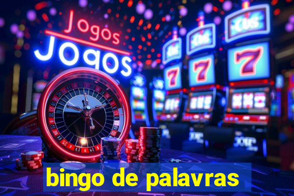 bingo de palavras