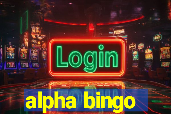 alpha bingo