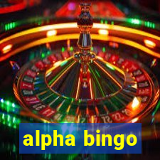 alpha bingo