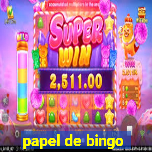 papel de bingo