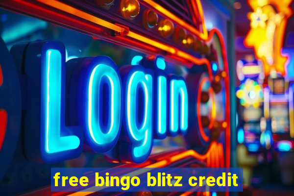 free bingo blitz credit