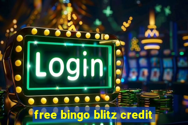 free bingo blitz credit