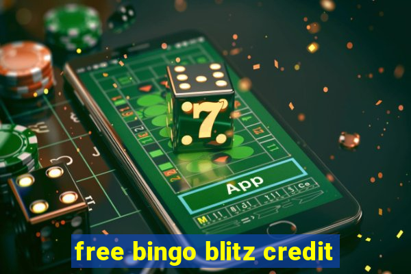 free bingo blitz credit