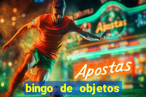 bingo de objetos para imprimir