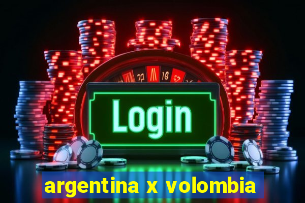 argentina x volombia