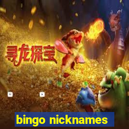 bingo nicknames