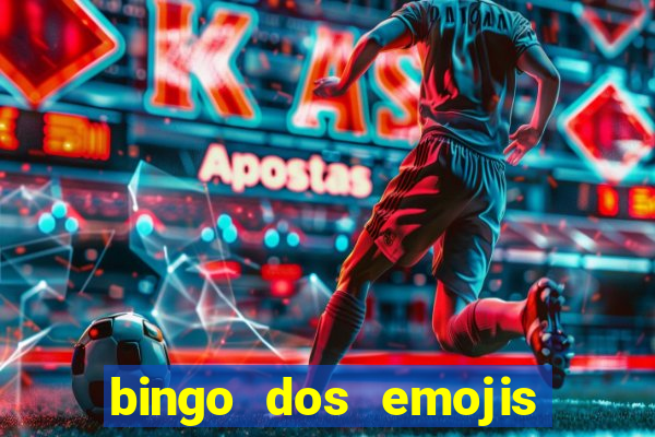 bingo dos emojis para imprimir