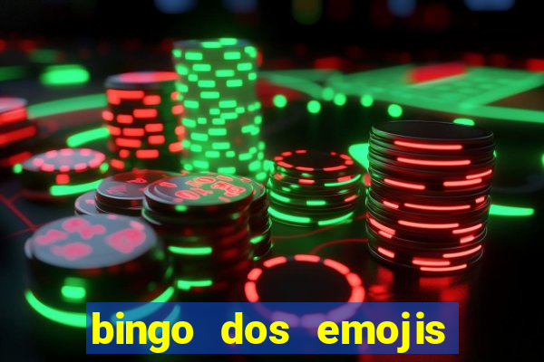 bingo dos emojis para imprimir