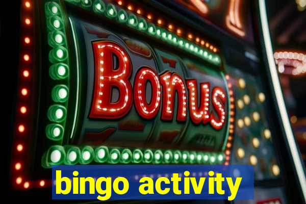 bingo activity