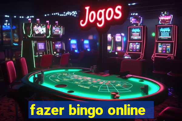 fazer bingo online