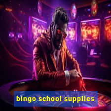 bingo school supplies