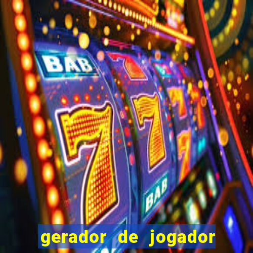 gerador de jogador de futebol