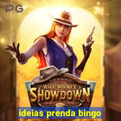 ideias prenda bingo