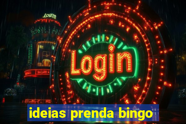 ideias prenda bingo