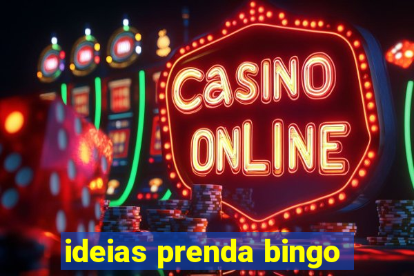 ideias prenda bingo