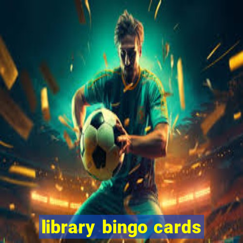 library bingo cards