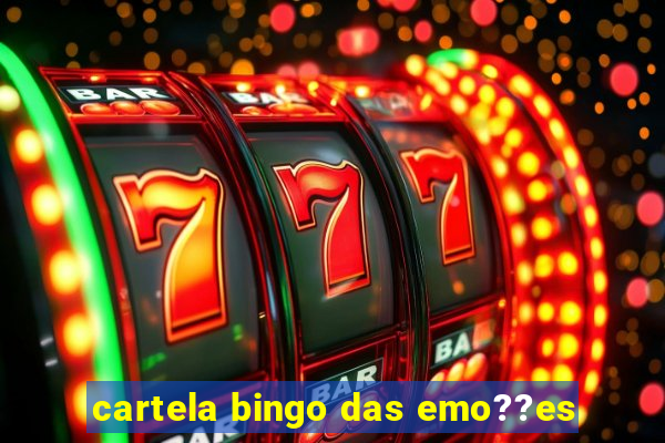 cartela bingo das emo??es