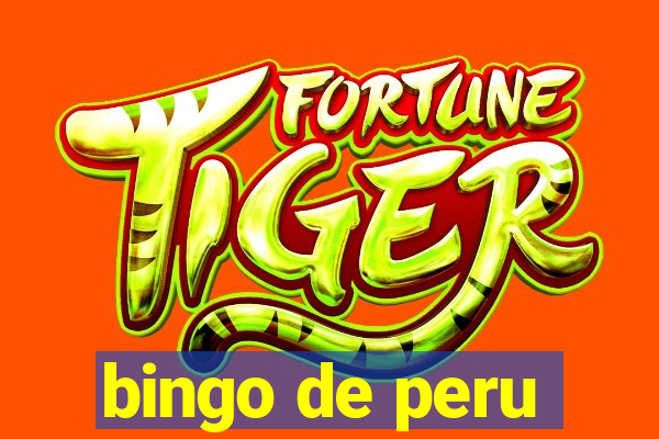 bingo de peru