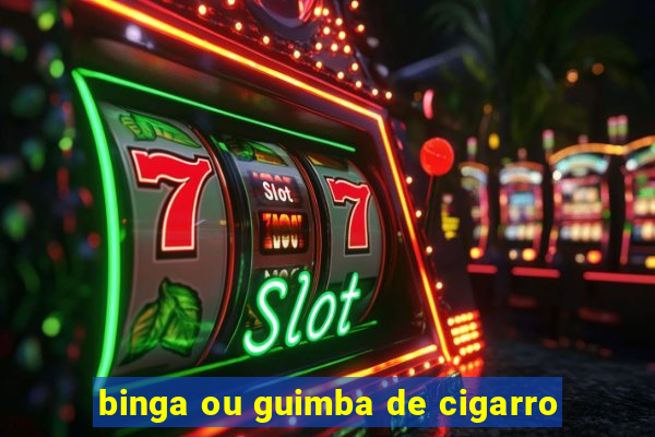 binga ou guimba de cigarro