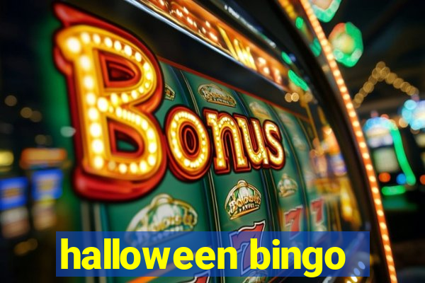 halloween bingo