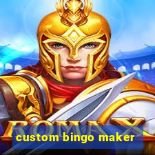 custom bingo maker