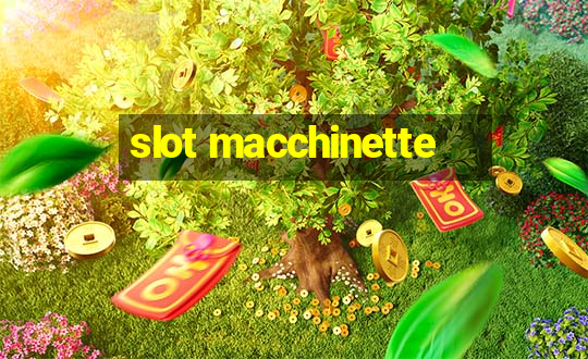 slot macchinette